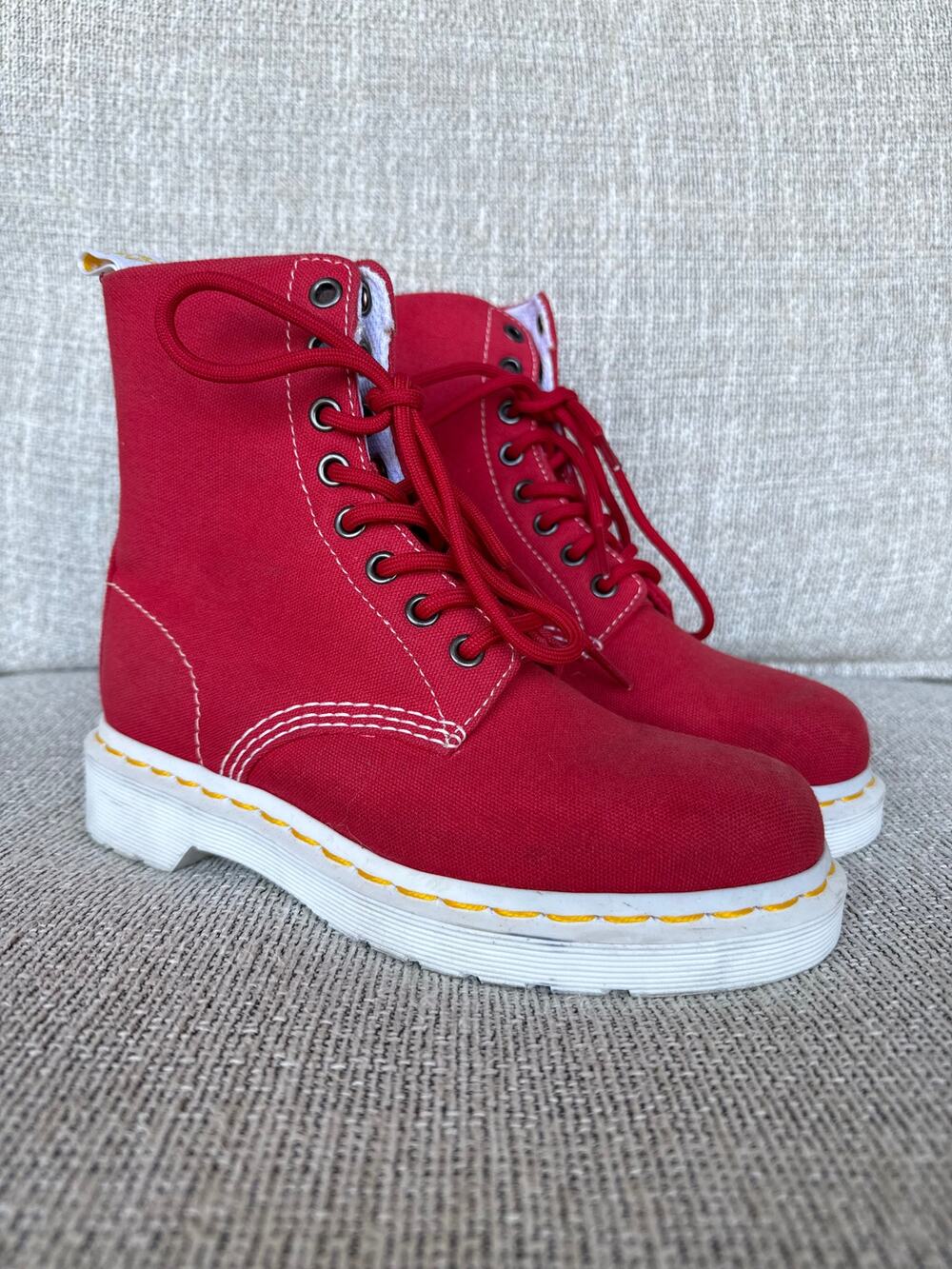 Doc Marten Red Page Boots